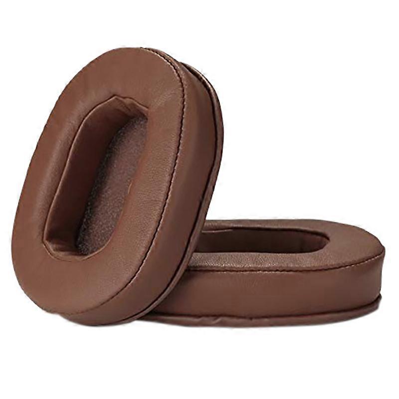 Ear Cushions Memory Foam Earpads Cover Replacement Ear Pads for ATH M50X Fits M40X M30X M20 Brown