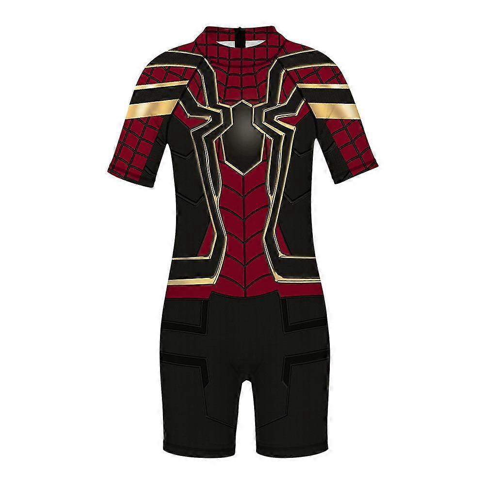 Spiderman Kids Boys Iron-Man Superhero Character One Piece Sunsafe Swimsuit Swimwear Swimming Costume Surf Beach Pool