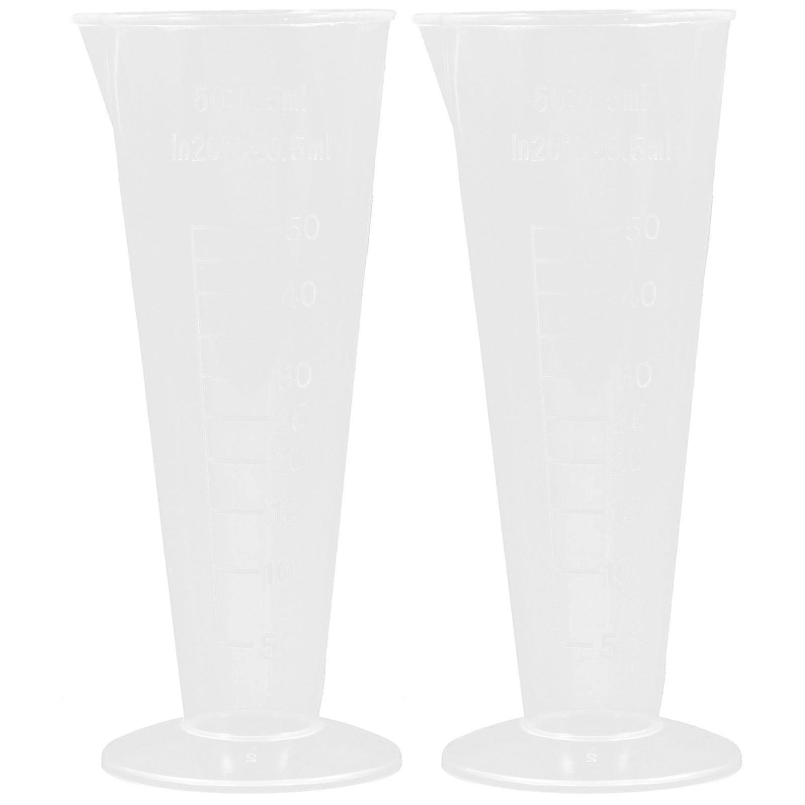 2pcs Multi-function Measuring Cup Liquid Measuring Cup Scaled Measuring Cup Baking Accessory