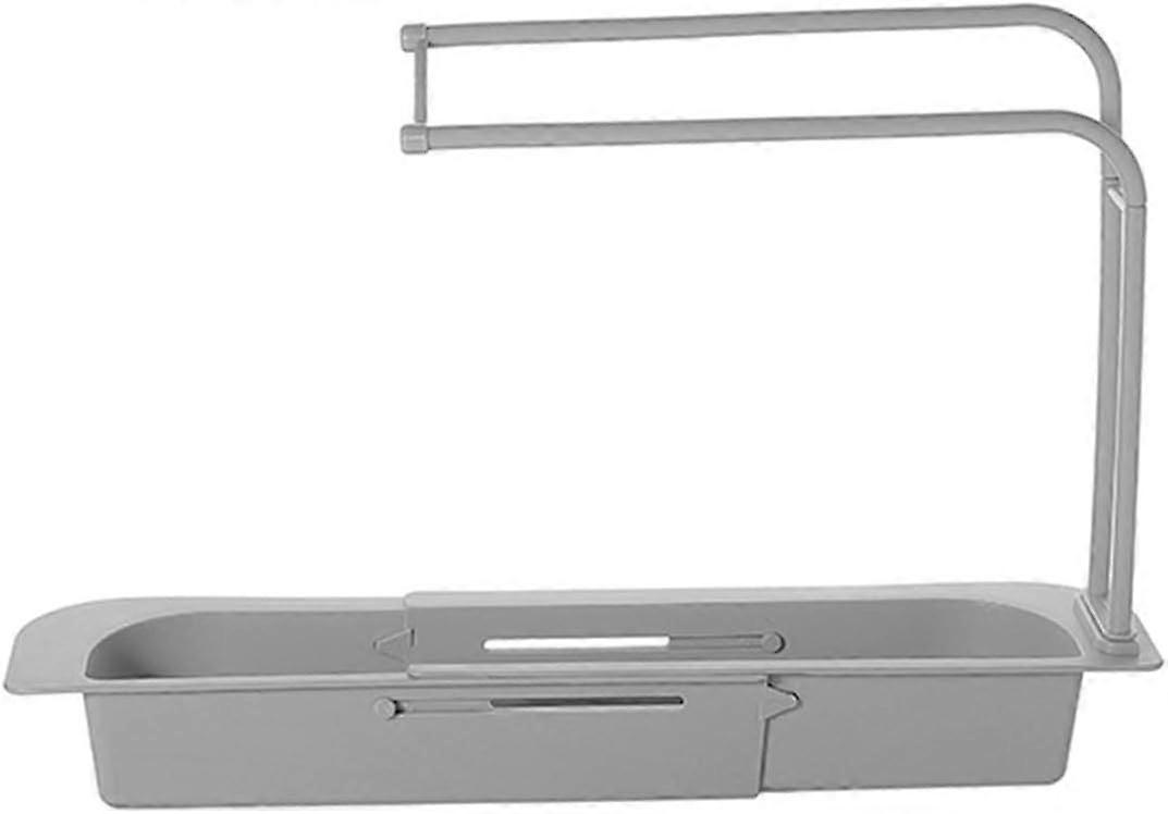 TCGG-Support D'vier Multifonction Tlescopique Support Multifonction vier Extensible Support D'vier de Rangement Support ponge pour Cuisine Domicile S
