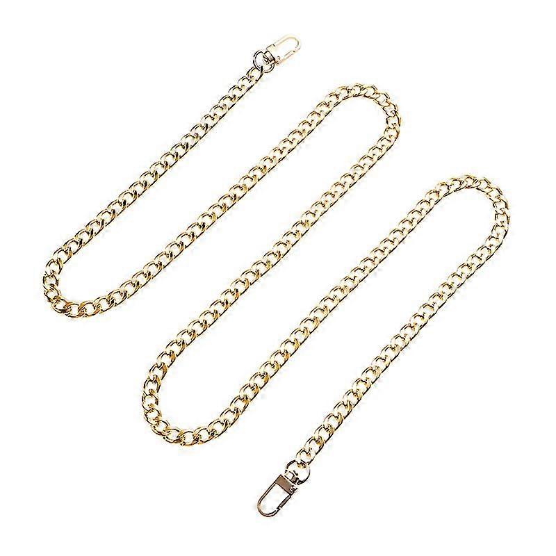 80cm metal bag chain shoulder bag strap fashion detachable belt metal strap for women ladies girls golden