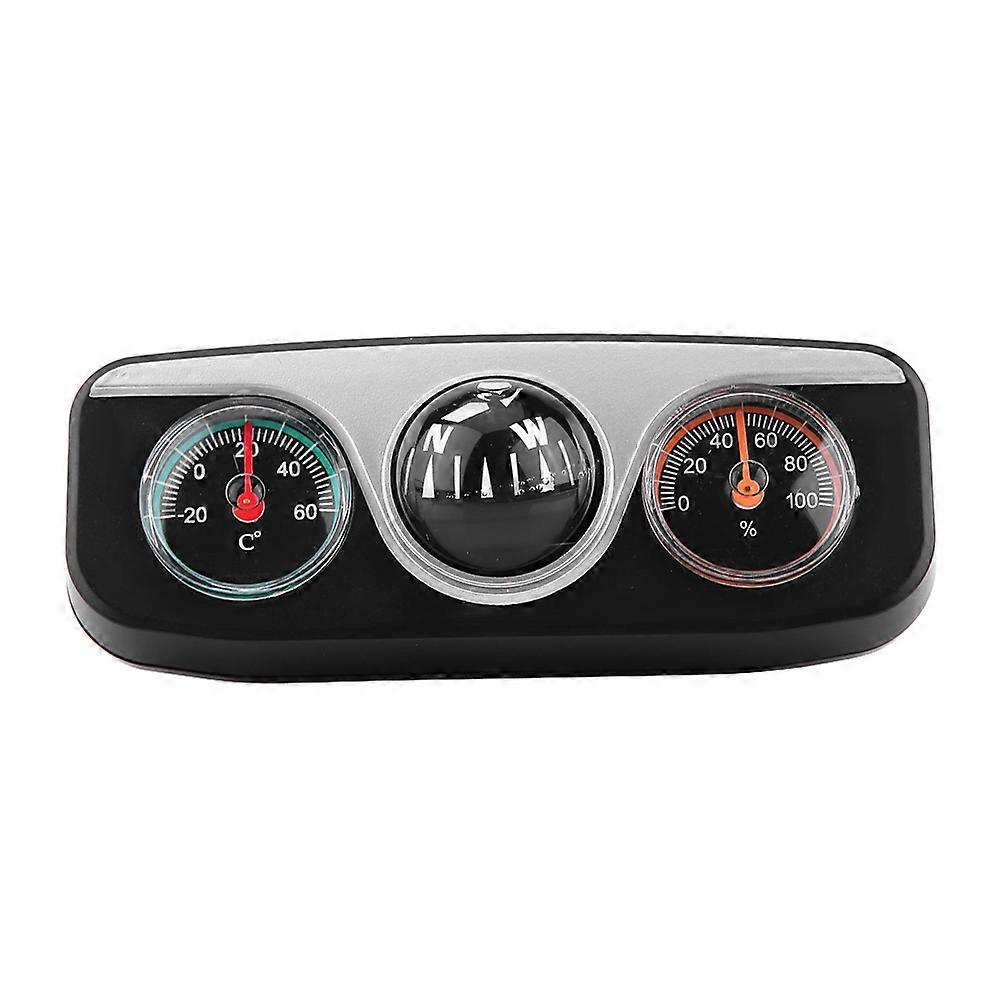 3 in 1 Car Truck Dash Mount Navigation Direction Compass Thermometer Hygrometer