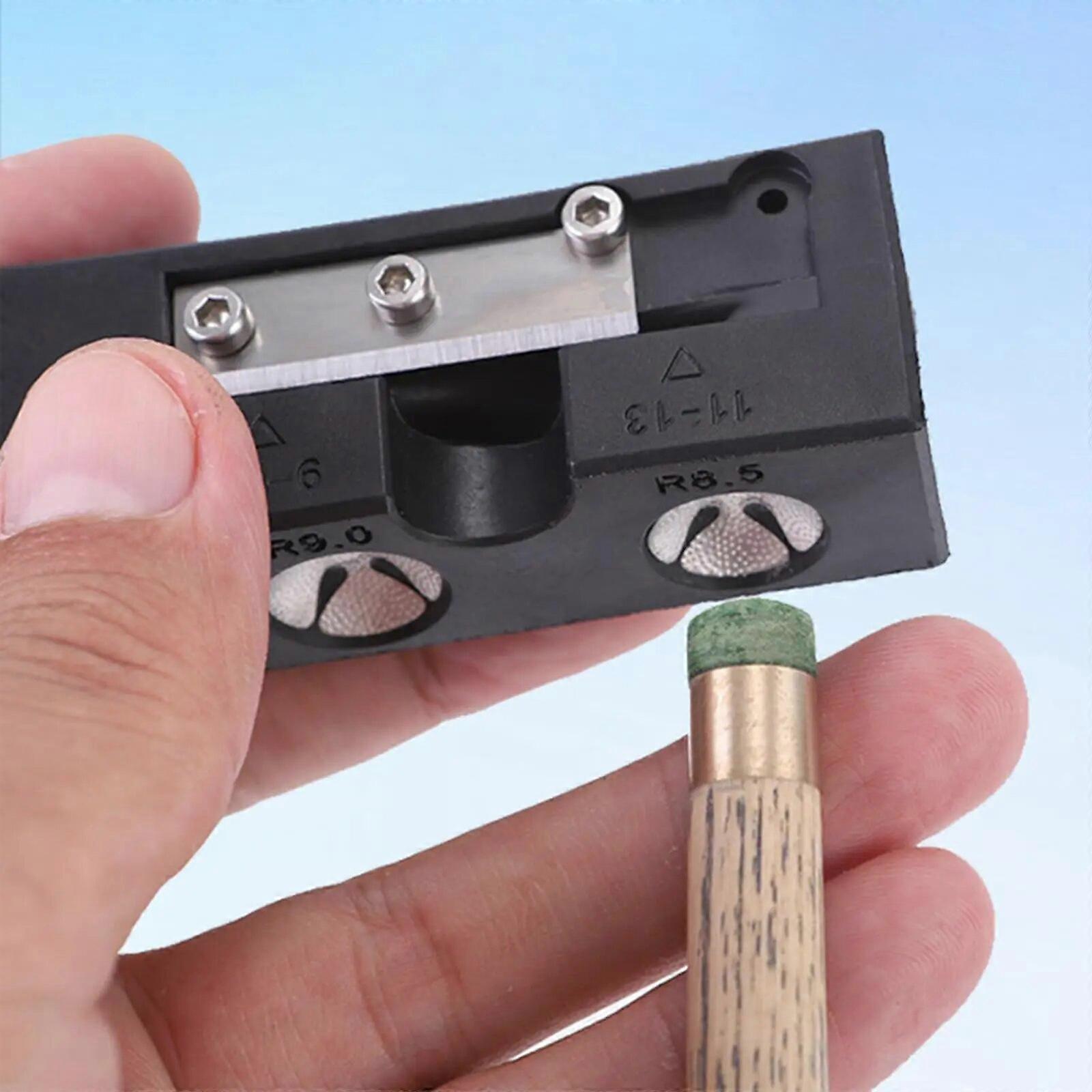 Pool Cue Tip Repair Tool Pool Cue Shaper Pool Cue Maintenance Tools Premium Billiard Cue Tip Grinder Billiard Pool Cue Tip Tools
