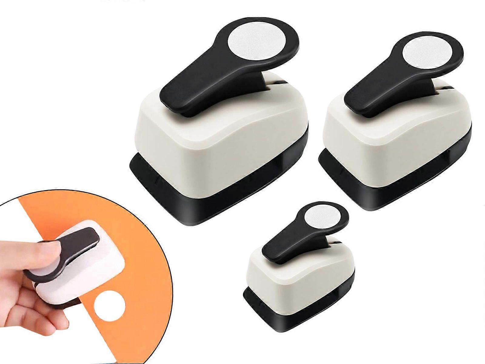 3Pcs Circle Punch Set Circle Cutter Hole Punch for Craft Scrapbooking