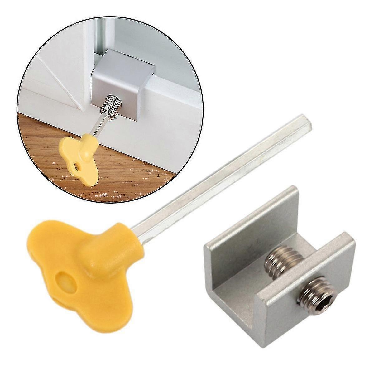 2 Pcs Door And Window Limiter Children's Window Lock Aluminum Alloy Door And Window Lock