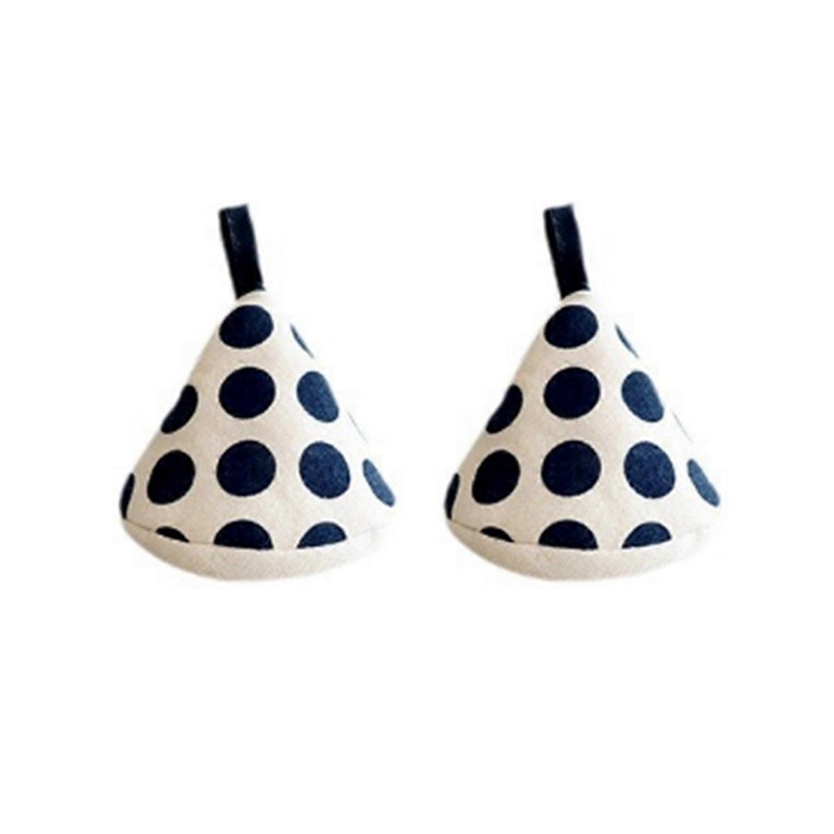 Kitchen Anti-Scalding Triangle Pot Handle Cap Heat Insulation Gloves Cute Fabric Pot Cap Pot Jacket