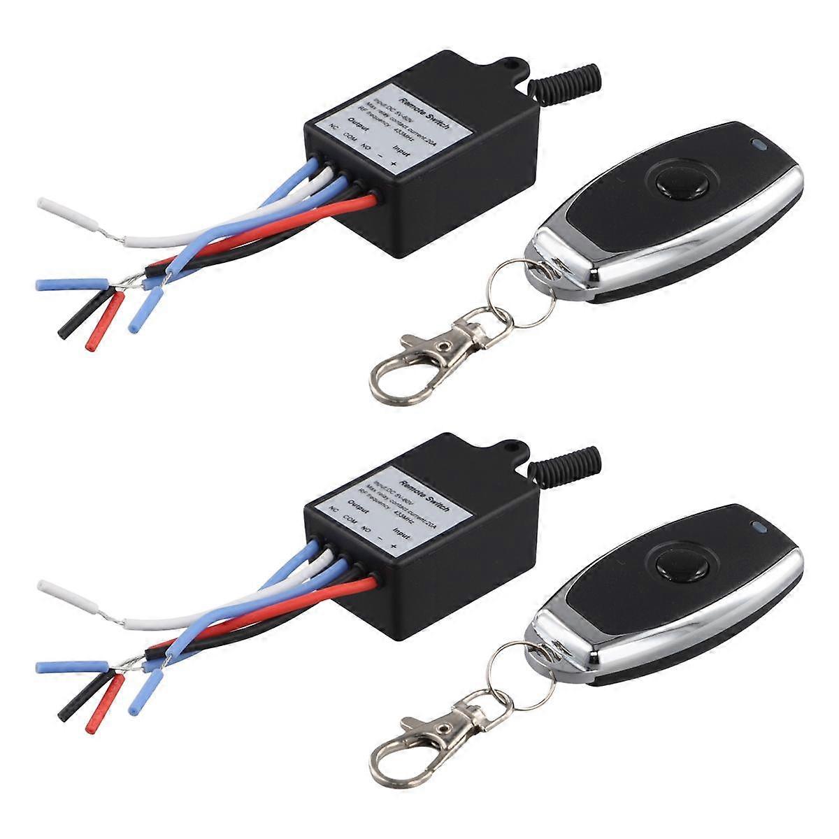 433Mhz Universal Wireless Remote Control Switch DC 12V 24V 1CH Relay Receiver Module with 1 Channel