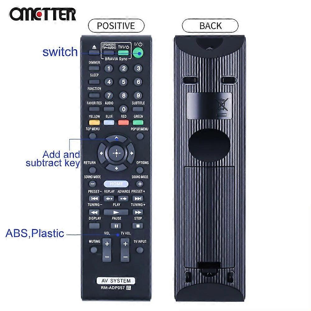 VINABTY RM-ADP057 RMADP057 Replacement Remote Control For SONY AV System Blu -Ray A/V Receiver BDV-T28 BDV-E880 BDV-E380 BDV-E880 BDV-E980 BDV-E280
