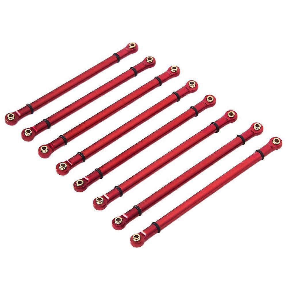 8Pcs 313MM Wheelbase CNC Aluminum Alloy Link Plastic Rod End Unassembled Kit for 1/10 RC Crawler Ca