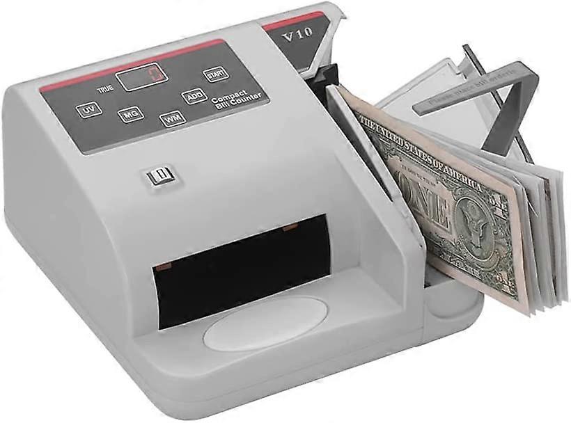 Portable Mini Money Counter Worldwide Currency Cash Banknote Bill Counting Machine Detector with UV/MG/WM Counterfeit Detection 600 Bills Per