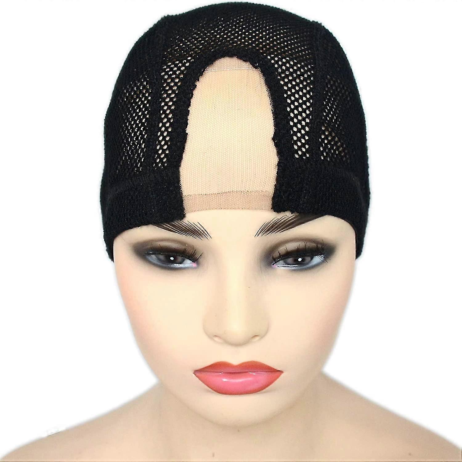 Mesh Wig Caps With Lace Net For Making Wigs 2 Pcs