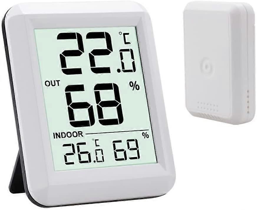 Trådlös Wifi-termometer Digital termohygrometer inomhus utomhus