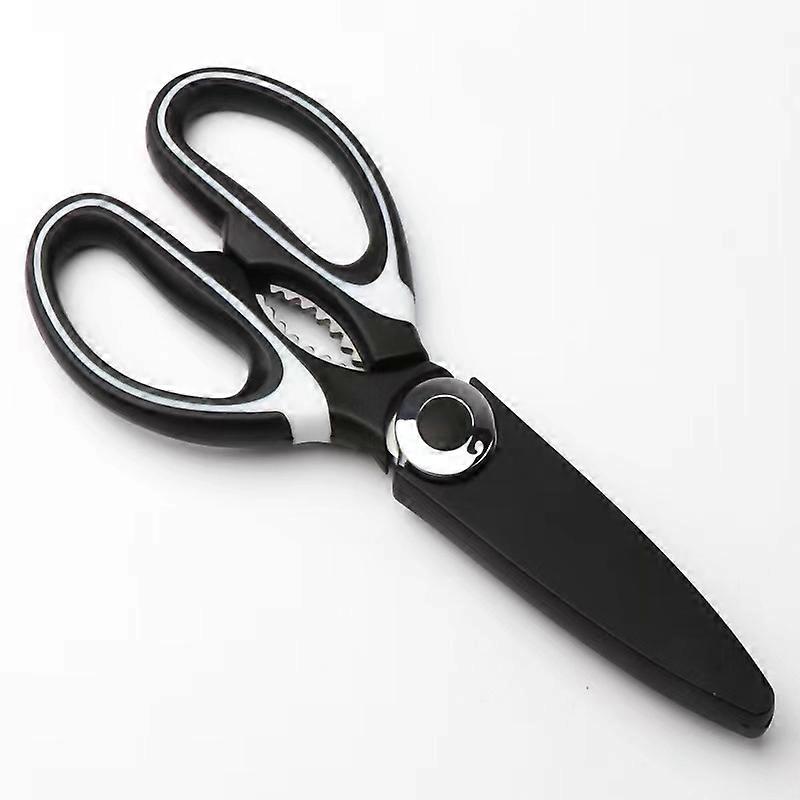 Kitchen Scissors with Knife Cover, Stainless
