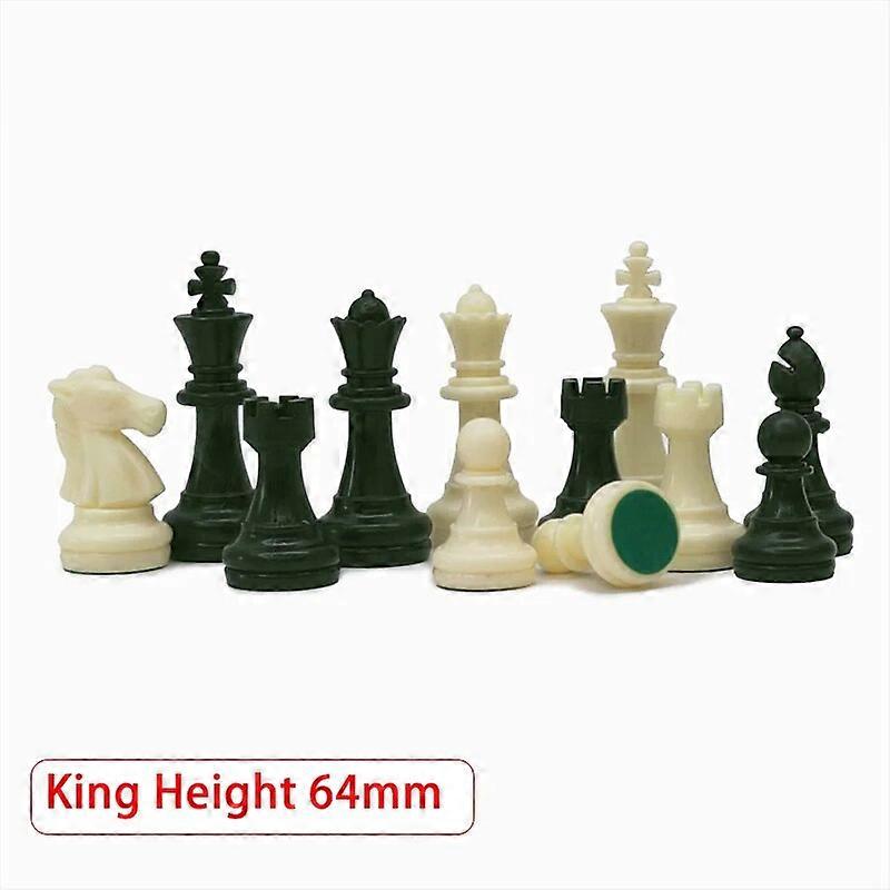 32 Medieval Plastic Chess Pieces Set King Height 6... – Grandado