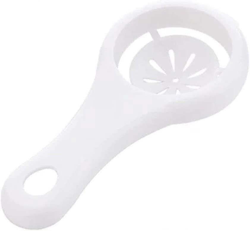 Egg White Separator Egg Filter Egg Separator Kitchen Baking Tool Egg Yolk Protein Separator Easy Yolk Separator - White