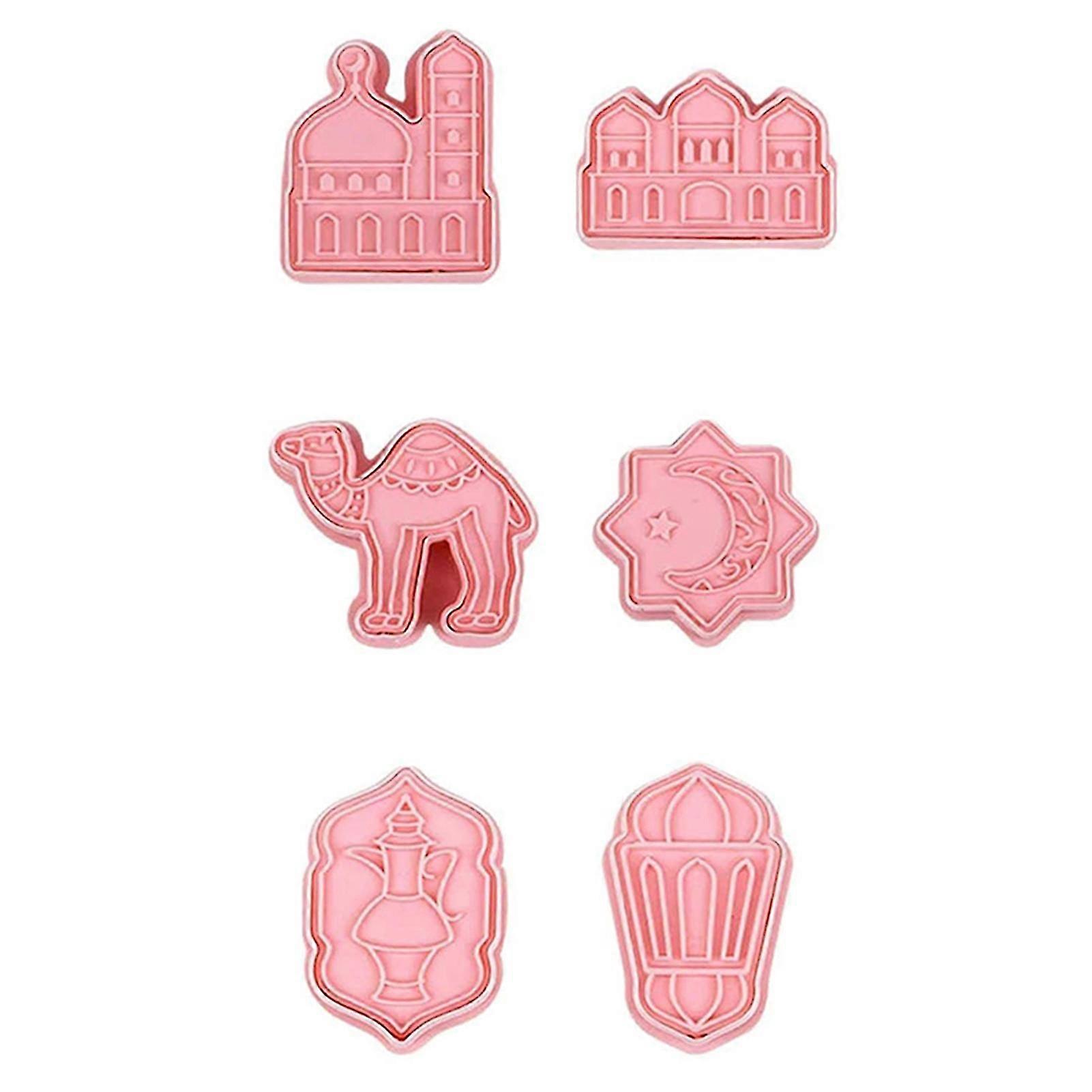Eid Ramadan Cookie Molds 3d Stereo Press Biscuit Mold Cake Baking Tools For Eid Party Decoration