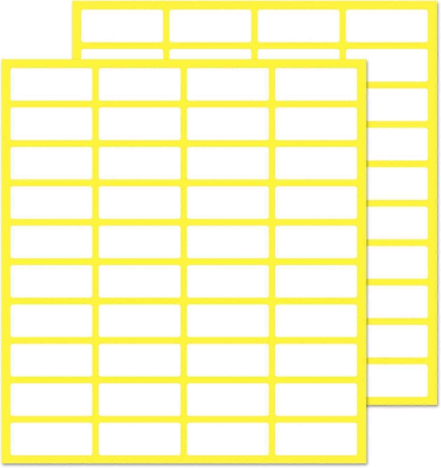 21*37mm 60pcs/sheet, white paper sticker label