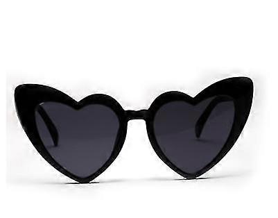 retro hjerteformede solbriller dame overdimensjonert uv400