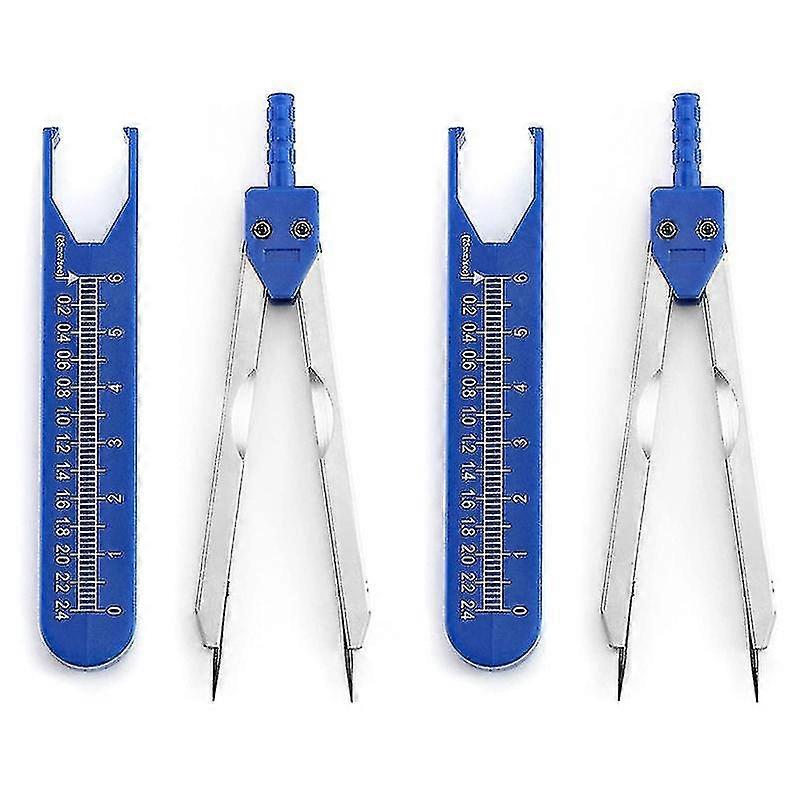 Ekg Ecg Caliper Electrocardiogram Divider, 2 Pack Measuring Tool Ecg Calipers For Electrocardiogram