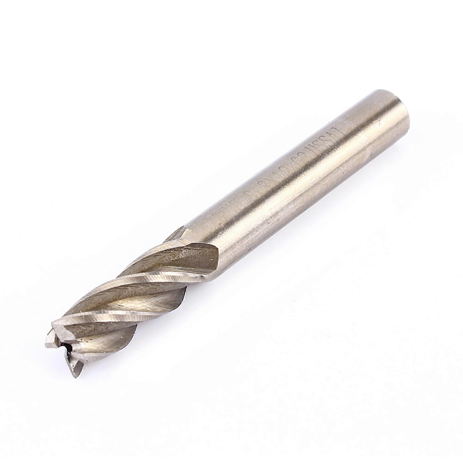 HSS CNC Straight Shank 4 Flute End Mill Cutter Drill Bit - 4mm to 12mm
