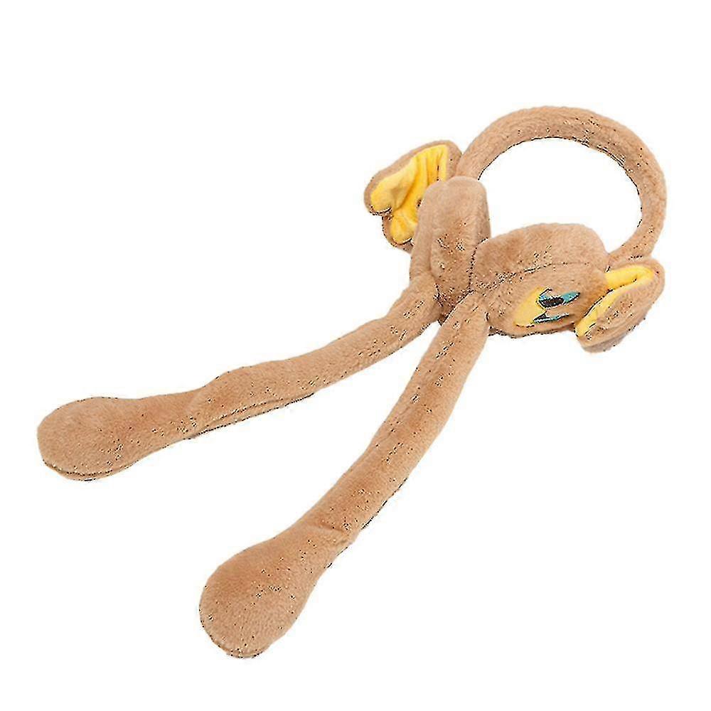 Cache-oreilles d’hiver unisexuels avec oreilles sauteurs mobiles Tête de lapin avec cache-oreilles en peluche mignons B