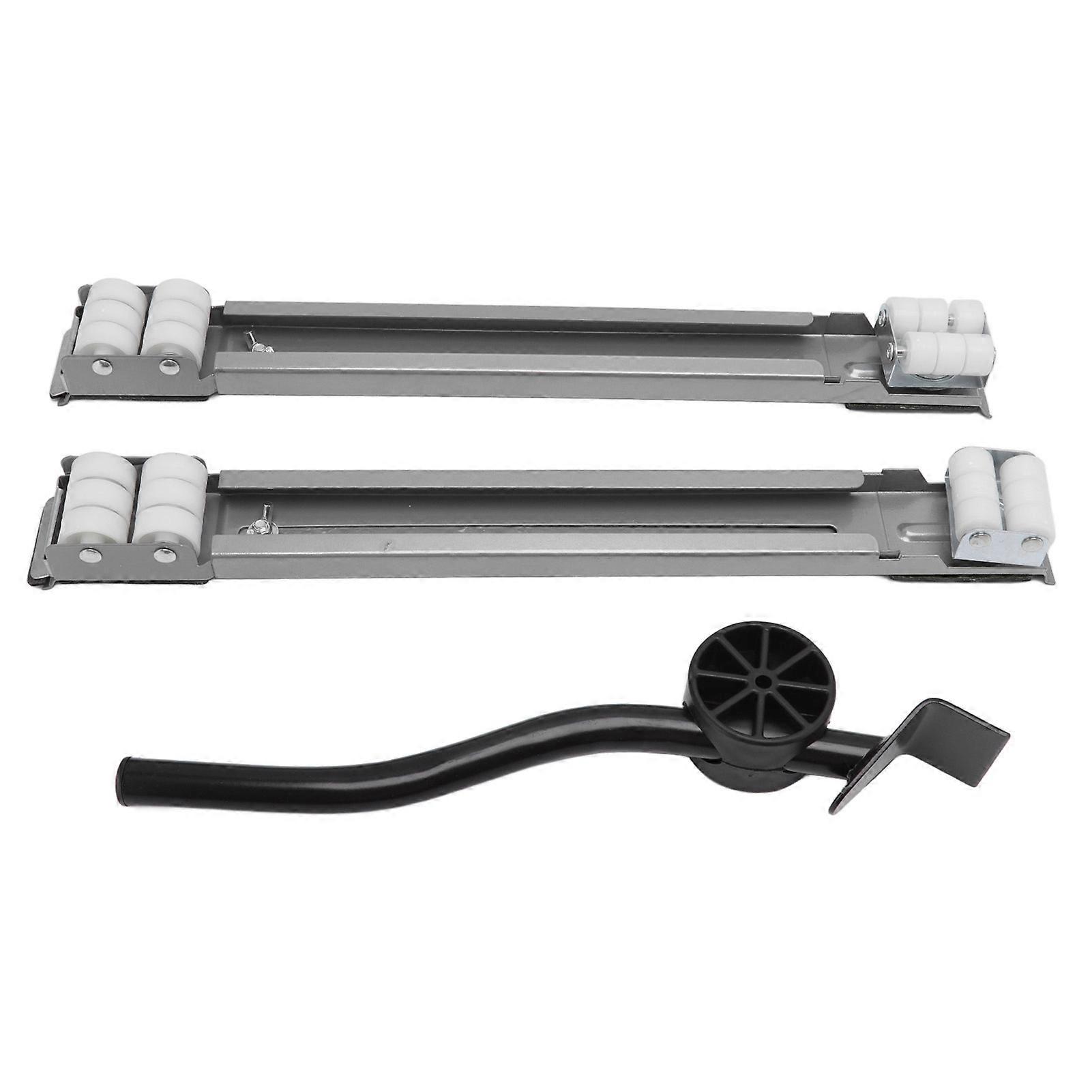 Universal Wheel Base for Heavy Objects - 300KG Load Bearing Extensible Appliance Roller for Washing Machines Refrigerators Dryers Dishwashers - Silver