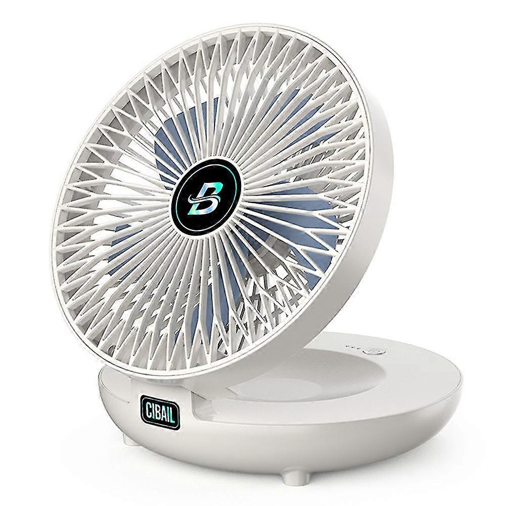 Punch Free Wall Mount Fan Usb Charging Desktop Coooling Fan 3 Speed Adjustment Low Noise Fan