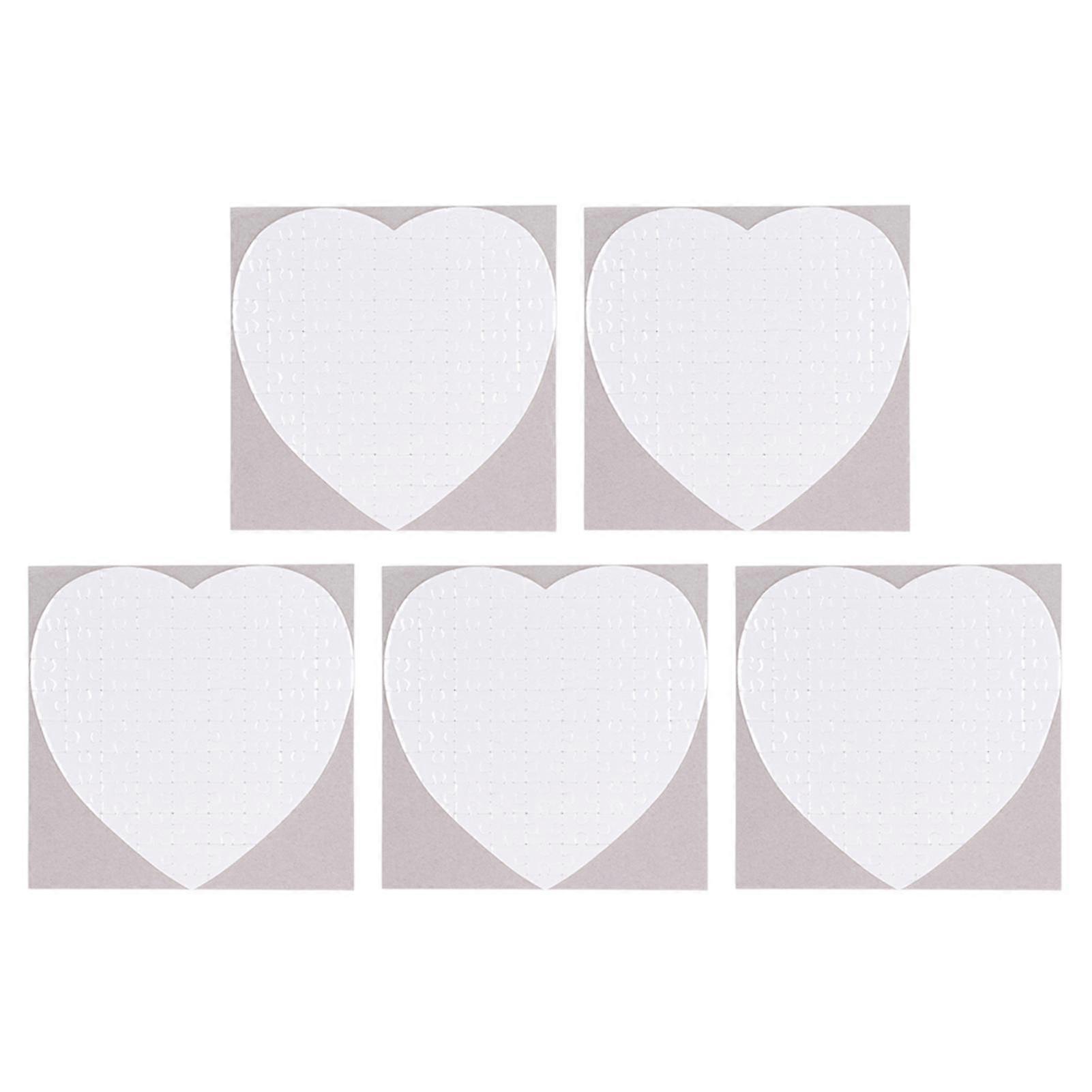 DIY Heat Press Blank Sublimation Jigsaw Heart Shape A4 19x19cm - 5 Sets (75Pcs)