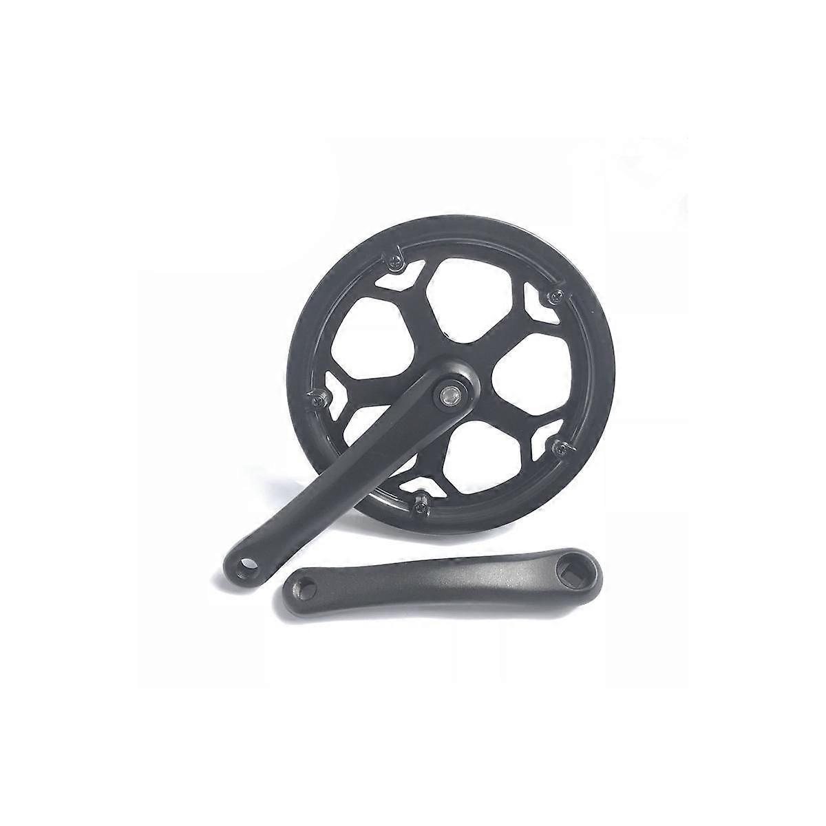 Folding Bike Crankset 48T Square Hole 170Mm Cnc Crankset Bicycle Crank Set Sprocket