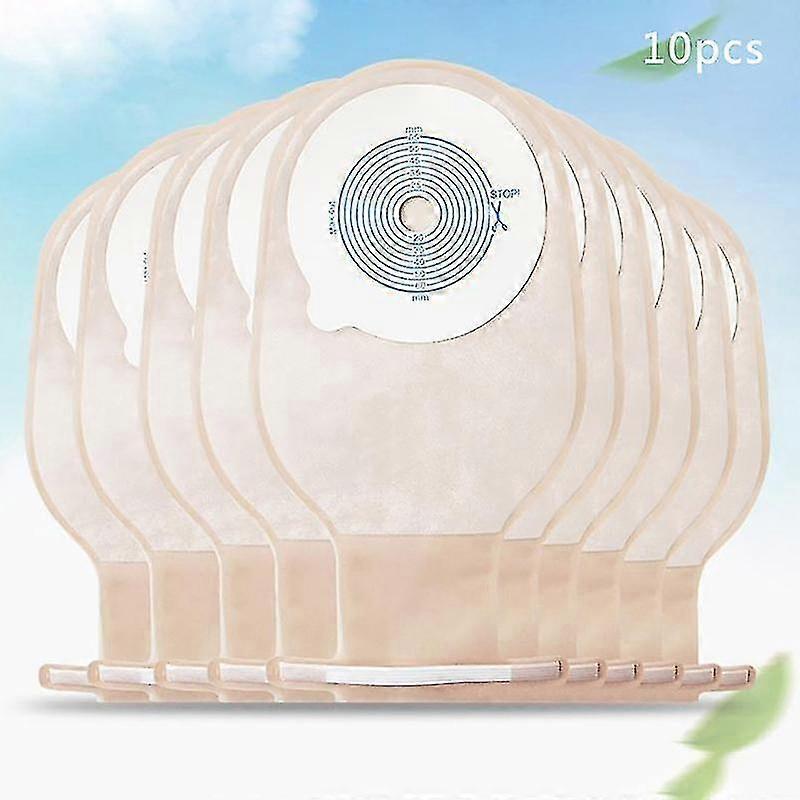 10pcs Colostomie Sacs Colostomie Jetable Stomie Drainable Sacs à Usage Unique Pochette