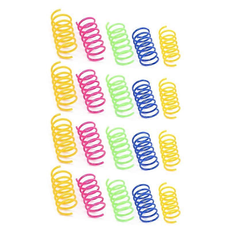 8/20Pcs Pet for Cat Spring Interactive Toys Durable Gauge Kitten Chewing Playing