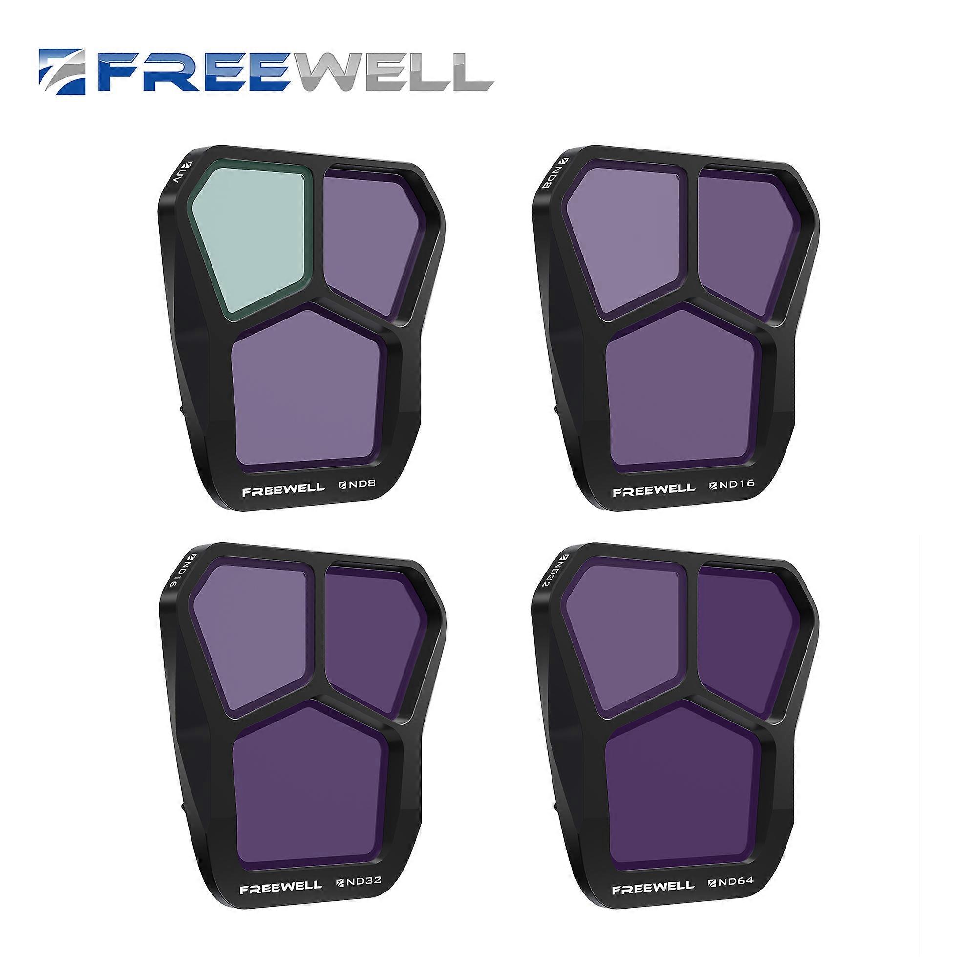 Standard Day 4Pack Split ND ND8, ND16, ND32, ND64 Filters Compatible with Mavic 3 Pro