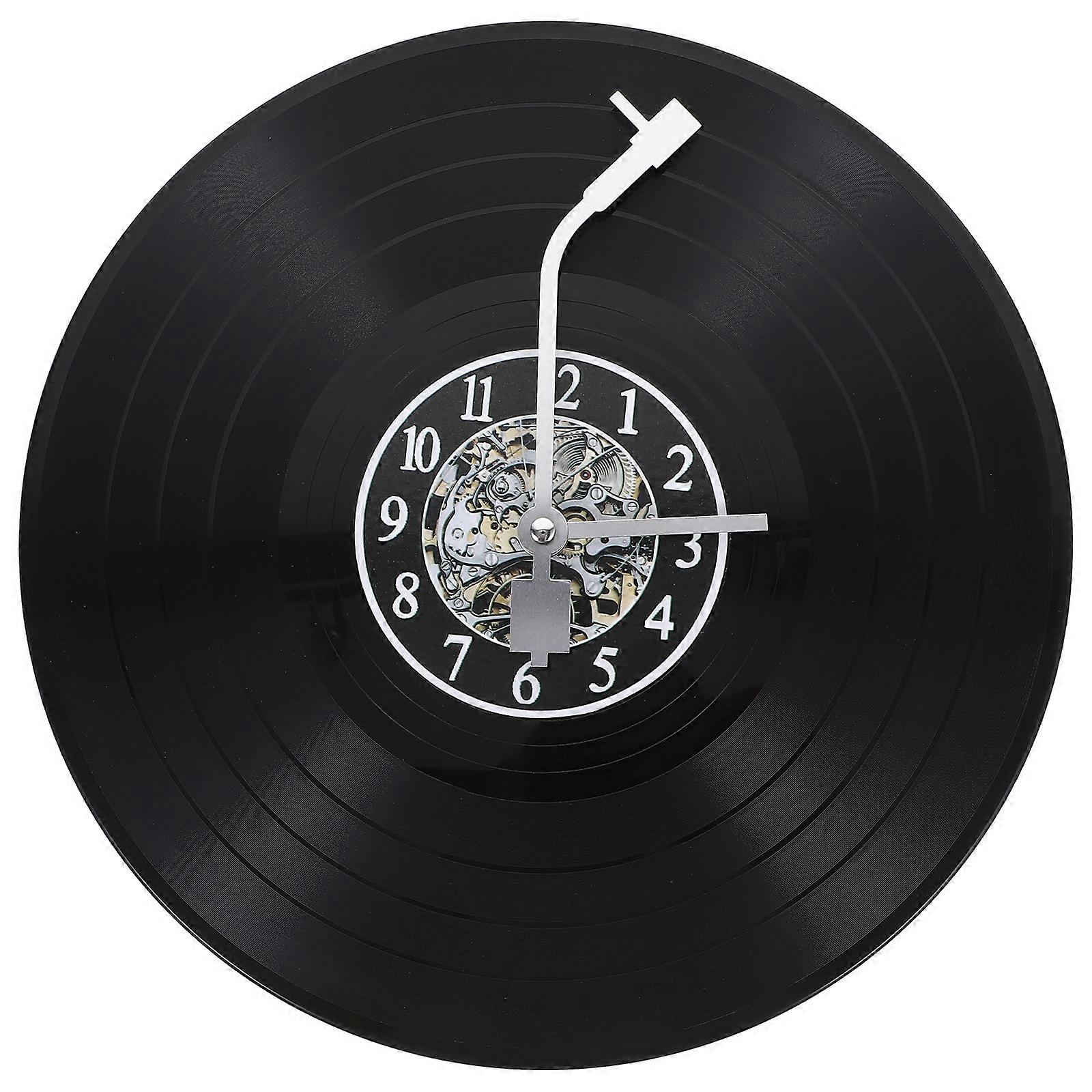 Vinyl Record Shape Wall Clock Wall Hanging Clock Decorative Wall Clock Home Decor