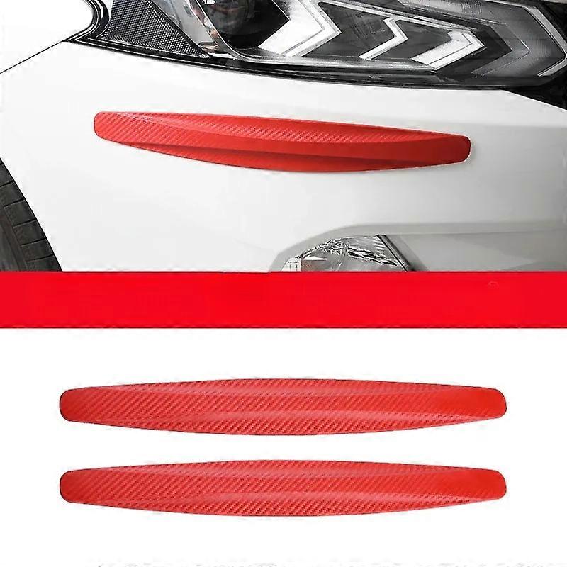 Car Interior 2pcs Car Bumper Protector Strip Guard Corner Protection Strips Scratch Protector Styling Mouldings Anti-collision Exterior Parts
