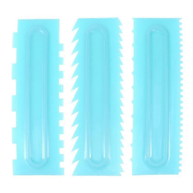3pcs Double Edges Cake Scraper
