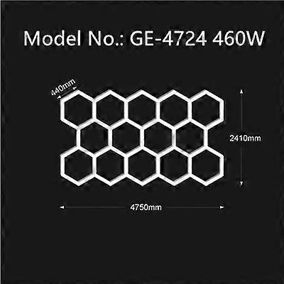 Hexagon Light Garage for Your Cool Workshop Gym Office Supermarket The Best Modular Hexagon Lighting System 2 Years Warranty
