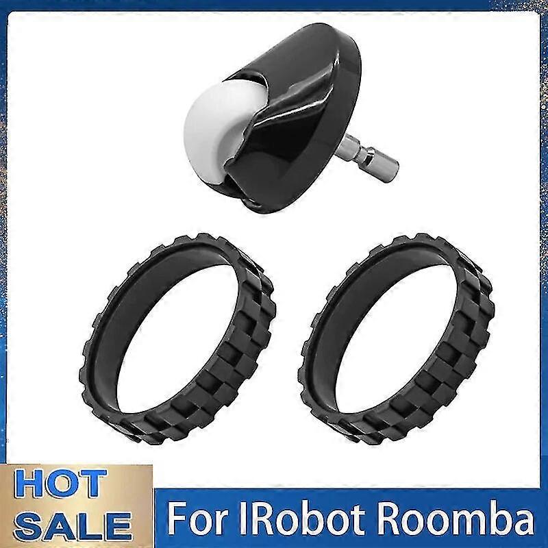 תחליף מעולה גלגל קדמי וצמיגים עבור Irobot Roomba I7 E5 E6 500 600 700 800 900 סדרת Irobot רומבה נגד החלקה אביזרים