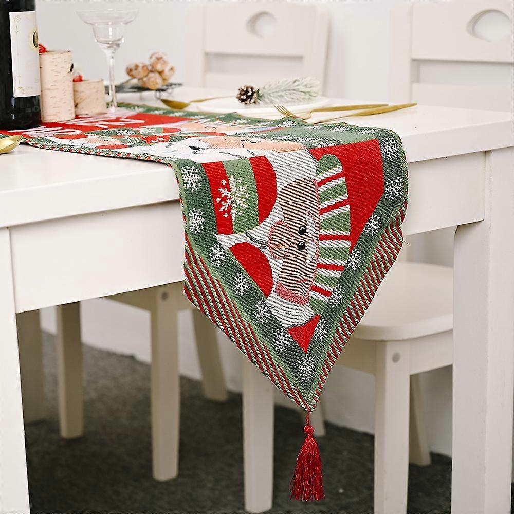 Christmas Knitted Tablecloth Dining Table