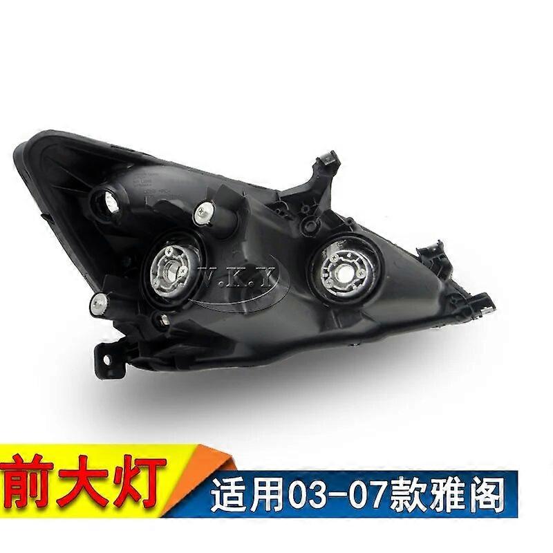 Chrome Headlights & Amber Corner Lamps For 2003-2007 Honda Accord Sedan/Coupe – OE Spec