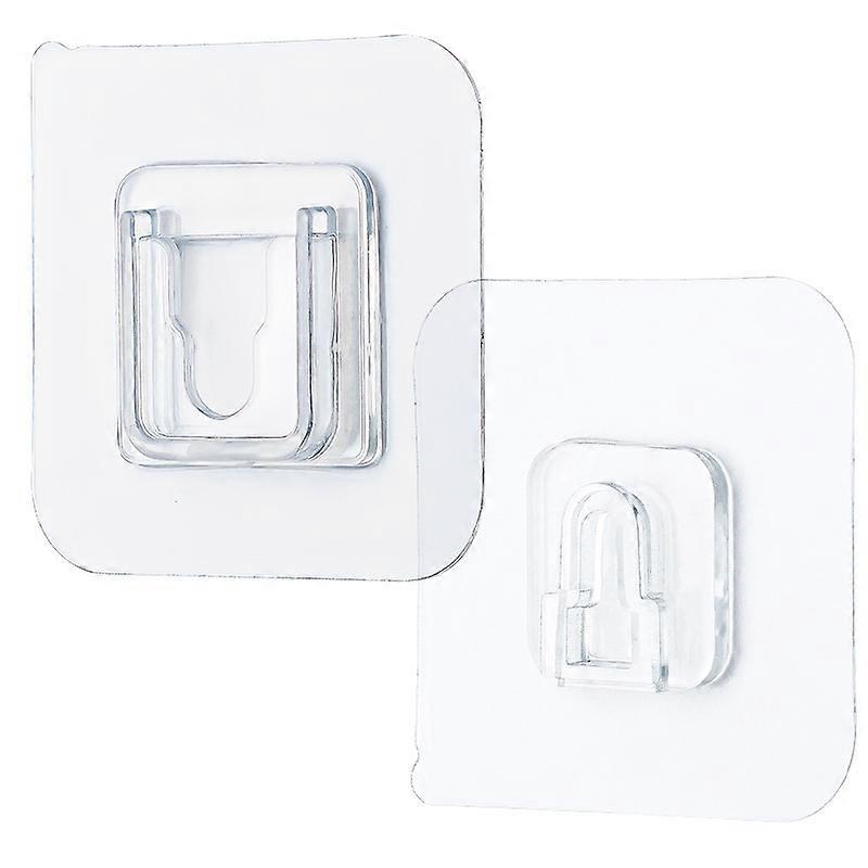 Double Sided Self Adhesive Wall Hooks, Heavy Duty Seamless Adhesive Hook, Double Sided Adhesive Hook