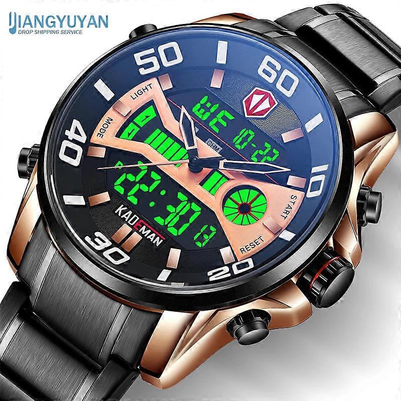 KADEMAN 2023 Fashion Sport Watch Men Quartz Digital Mens Watches