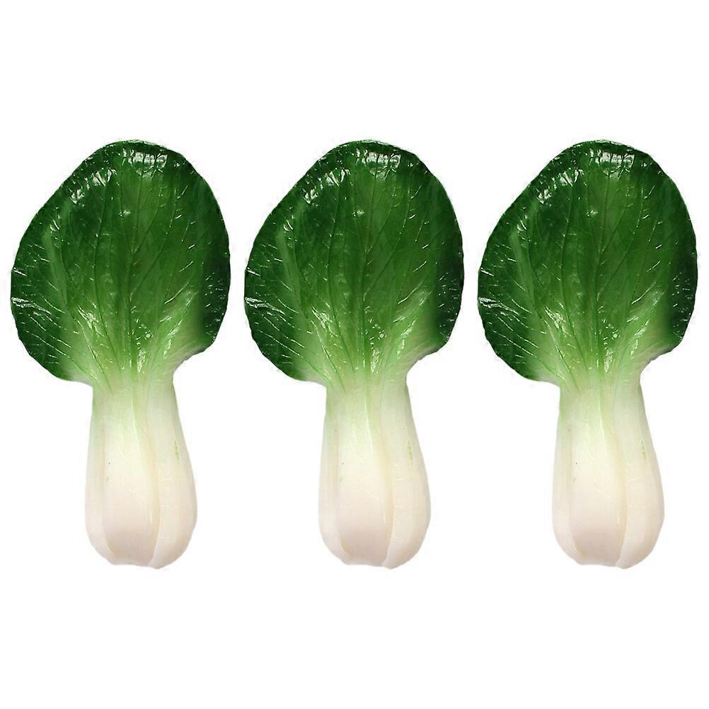 3pcs Artificial Vegetables Fake Vegetable Model Simulation Vegetables Model Photography Props