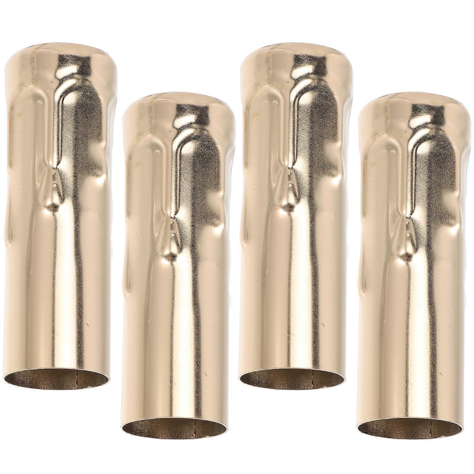 4pcs Flanging Sleeve Lamp Base E14 Socket Sleeve Ceiling Light Candelabra Base