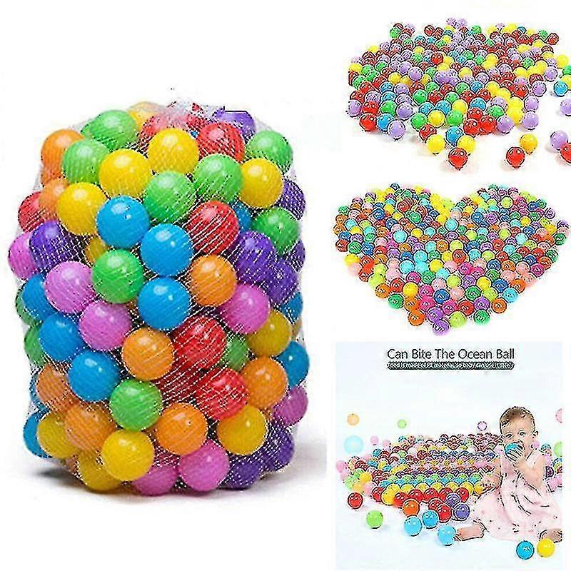 100/200pcs ζωηρόχρωμη πλαστική μπάλα για τις μπάλες λάκκων παιδιών Απόδειξη συντριβής ωκεάνια μπάλα παιδιά παιχνίδια παιχνιδιών ενηλίκων