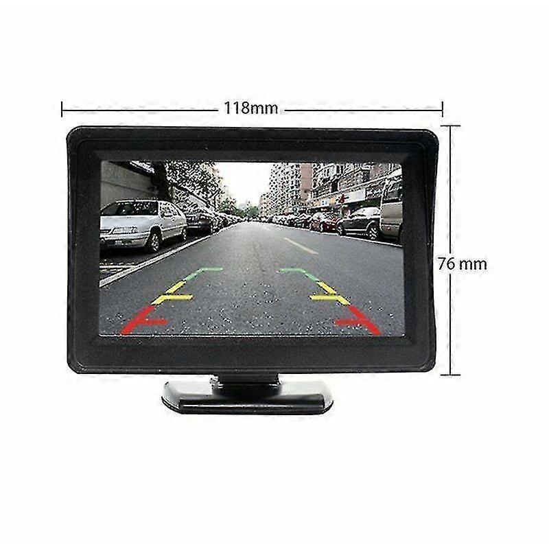 Trådløst backup kamera system kit for bil / lastebil / varebil / pickup / bobil 4.3 '' Monitor Rear View Backup System