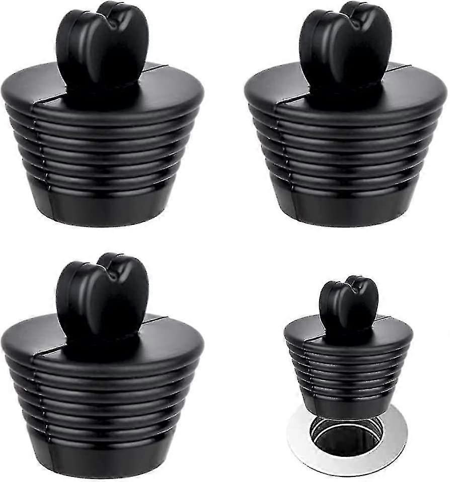3 Pieces Universal Drain Plugs Heart Shaped Universal Bath Plug Bath Plug