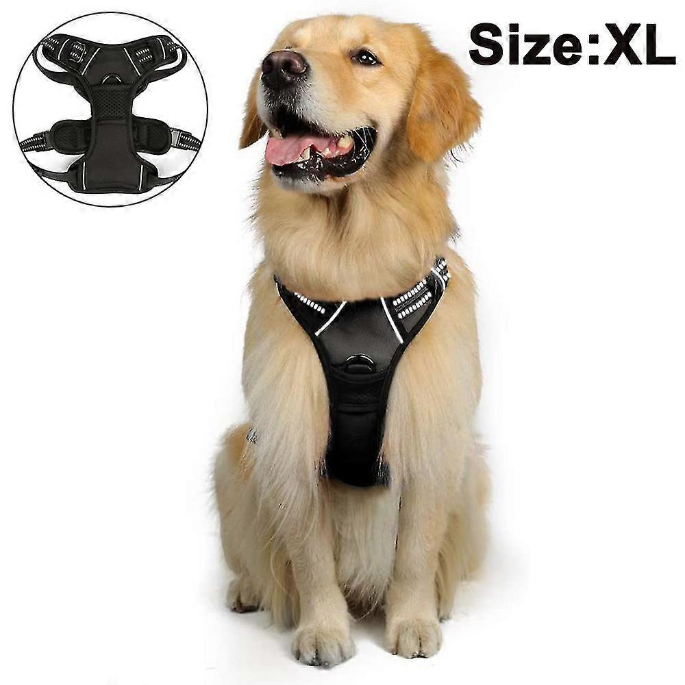 Dog Harness, No-pull Pet Harness With 2 Leash Clips, Adjustable