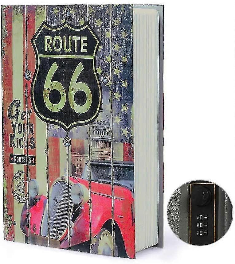 Small Sized Diversion Dictionary Secret Safe Can with Security Combination Lock (Password, Route)