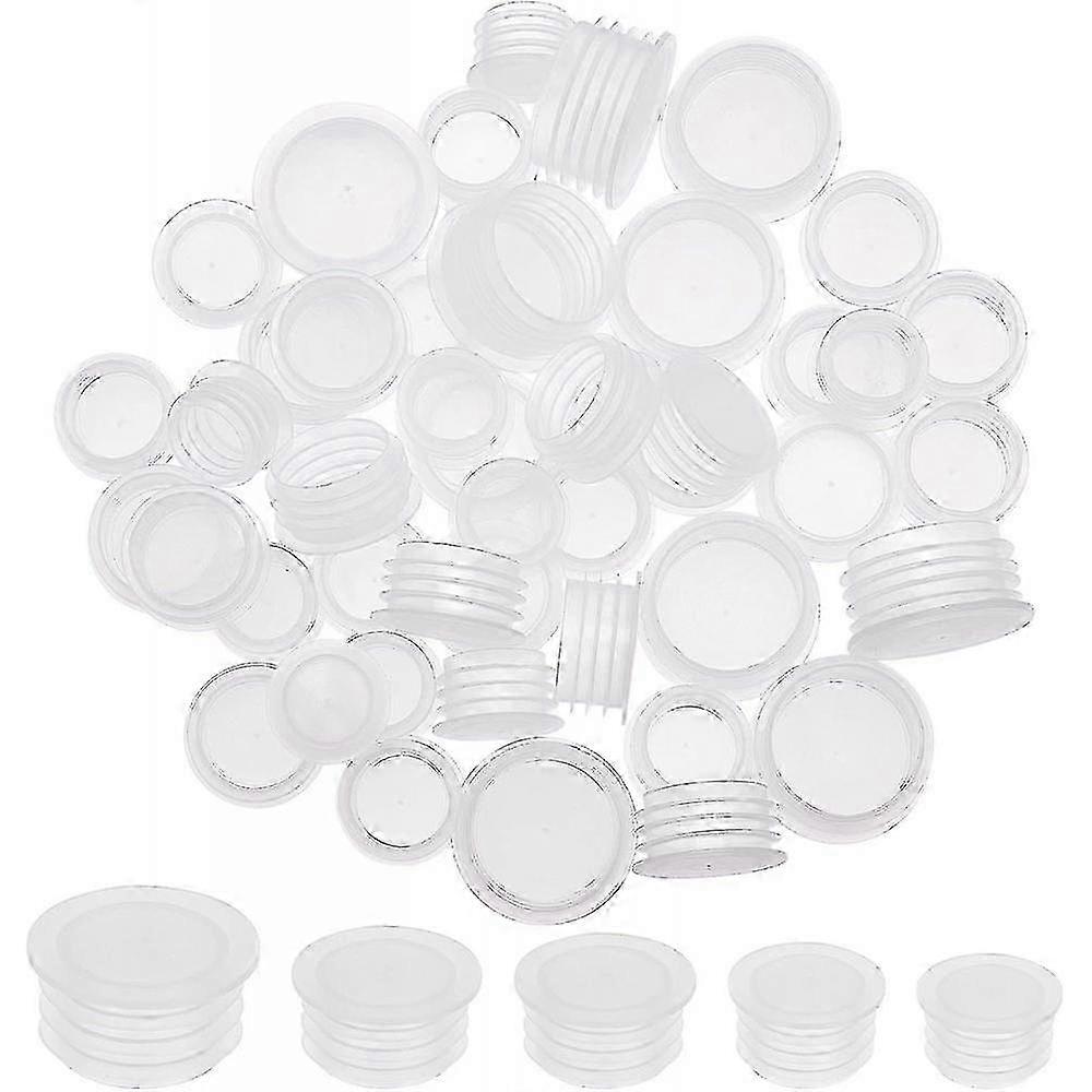 50pcs Salt And Pepper Shaker Stoppers Plastic Replacement Plugs USJ