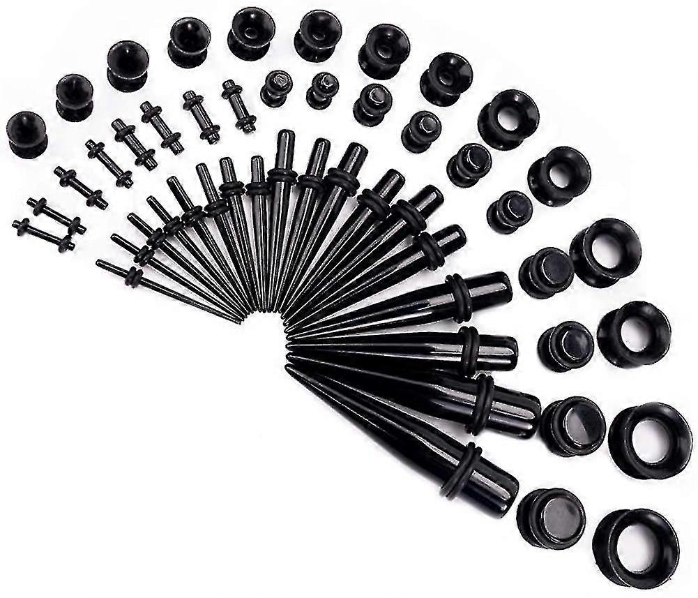 Ear Stretching Kit 50 Pieces Ear Gauges Expander Set Acrylic